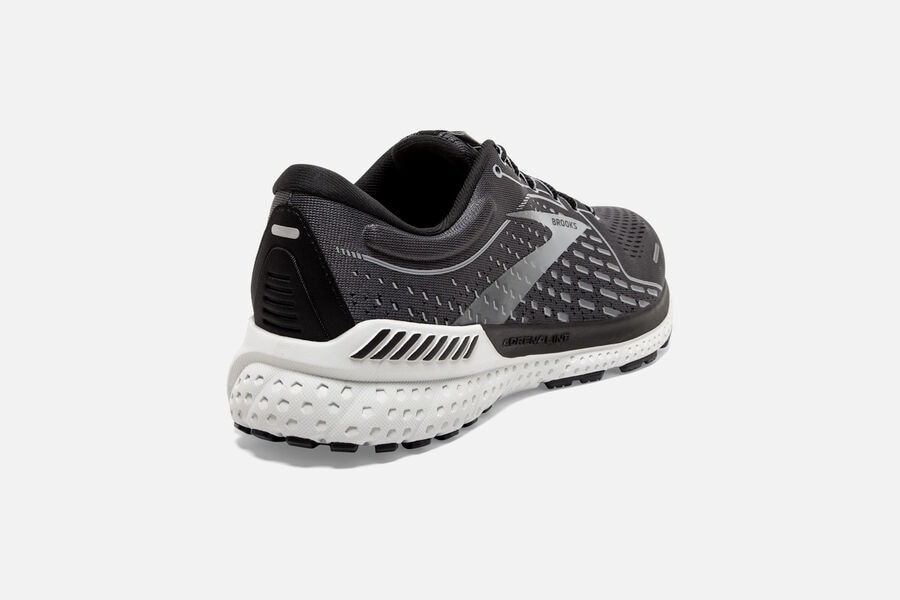 Brooks Adrenaline GTS 21 Road Running Shoes - Mens - Black/Grey - AY9428573